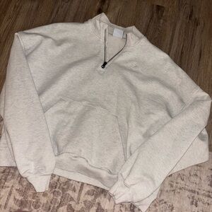 Gymshark Rest Day Heathered Quarter-Zip Sweatshirt